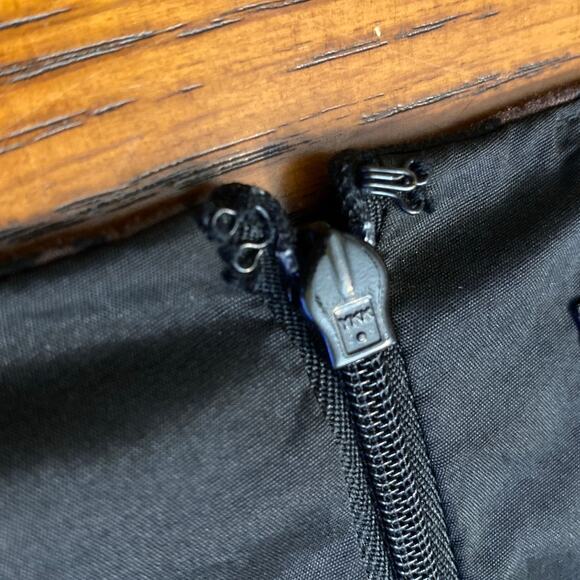 Adrianna Papell M Zebra Animal Print Brown Sleeveless Classic Pleated chest GUC - Picture 7 of 12